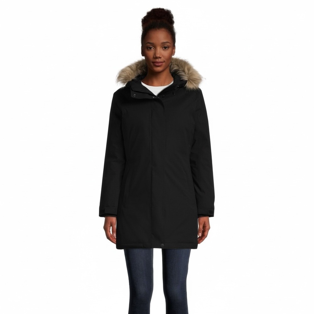 Woods Smythe Down Parka Medium Black Waterproof Winter Coat Jacket‎